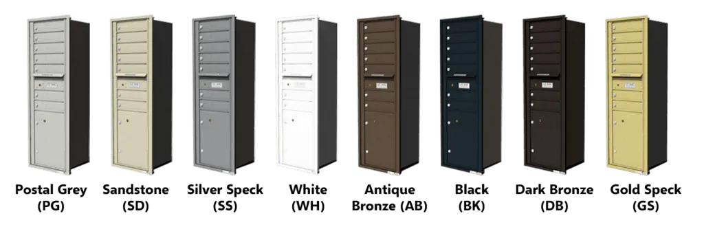 STD-4C Mailboxes - 4C 15 Door Height Suite - Florence Corporation
