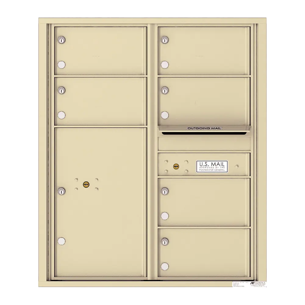 STD-4C Mailboxes - 4C 10 Door Height Suite - Florence Corporation