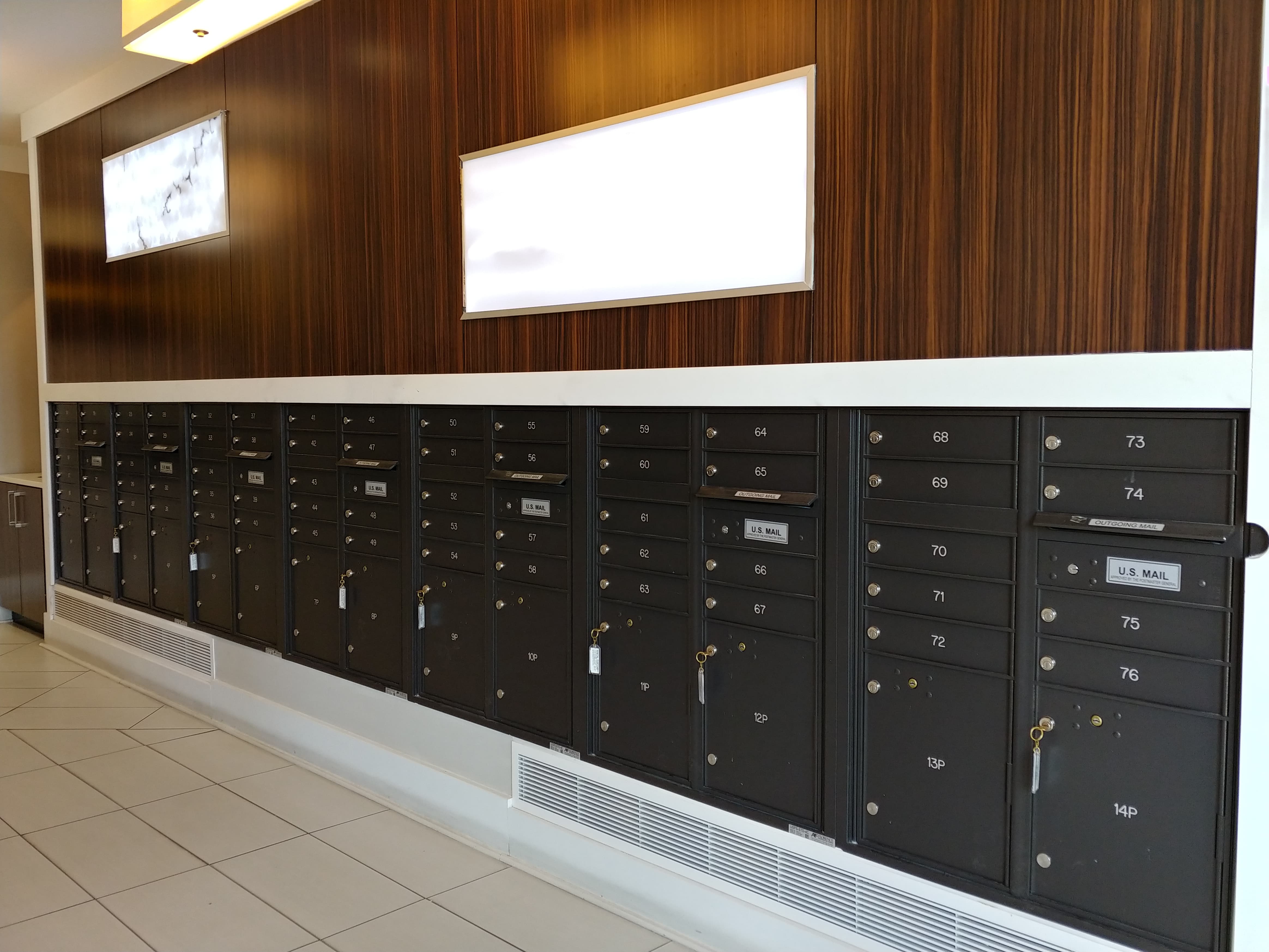 LUXE mailboxes