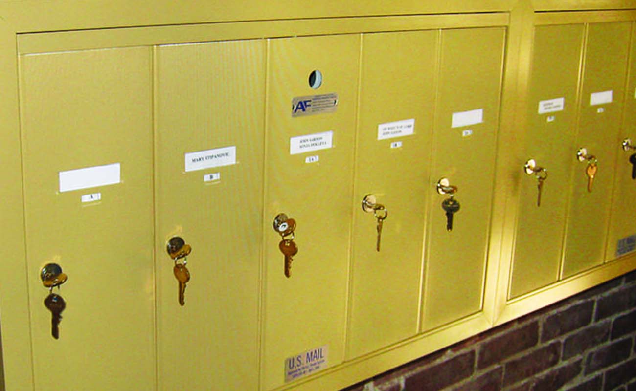 Mailbox door replacement - gold vertical mailboxes with keys
