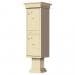 1590-T1V Outdoor Parcel Locker with Vogue Accessory in Sandstone