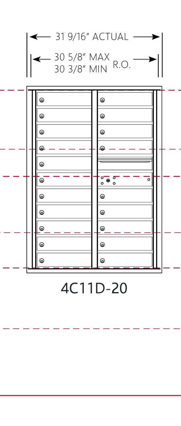 4C11D-20 mailbox measurements