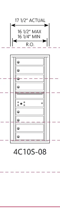 4C10S-08 4c mailbox measurements