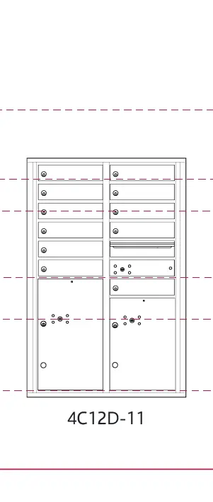4C12D-11 4c mailbox measurements