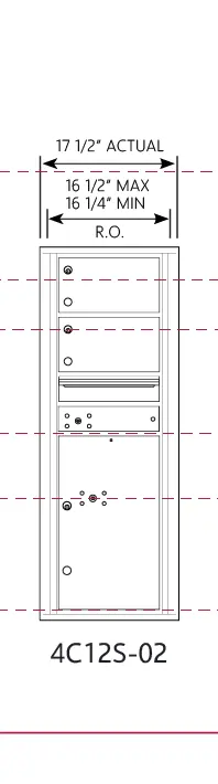4C12S-02 4c mailbox measurements