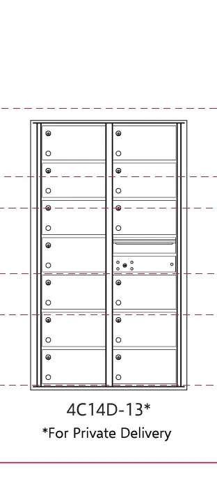 4C14D-13* For Private Delivery Measurements