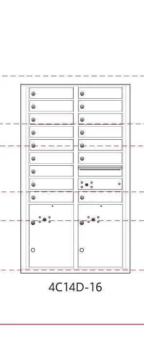 4c14D-16 4c mailbox measurements