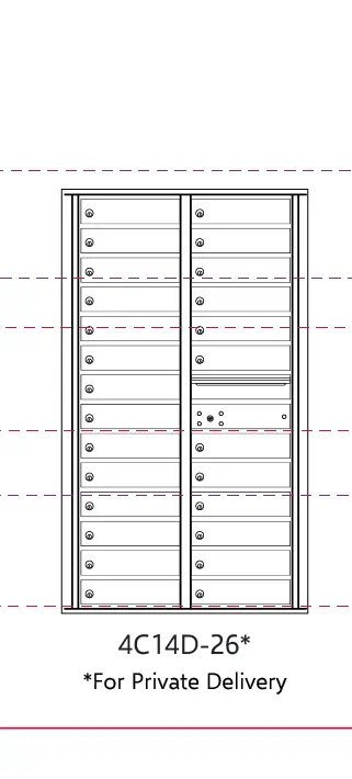 4C14D-26* For Private Delivery Measurements