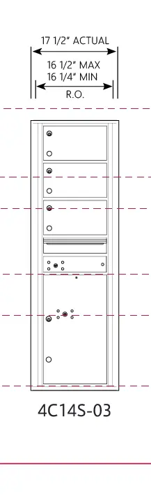 4c14S-03 4c mailbox measurements