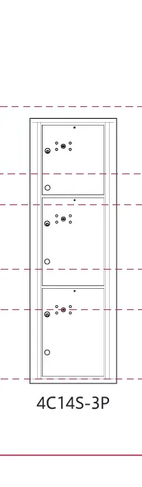 4C14S-3P* PL below USPS 15” height min measurements