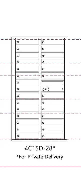 4C15D-28* For Private Delivery Measurements