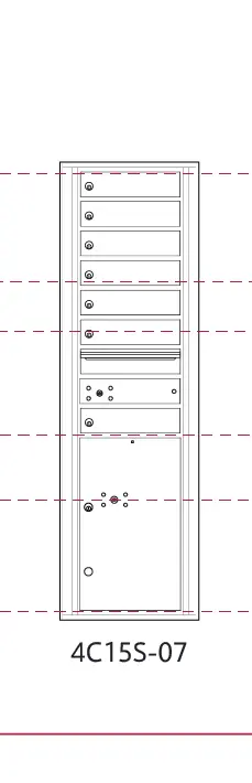 4C15S-07 4c mailbox measurements
