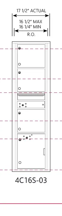 4C16S-03 4c mailbox measurements