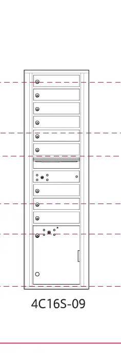 4C16S-09 4c mailbox measurements
