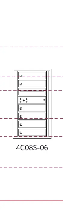 4C08S-06 4c mailbox measurements