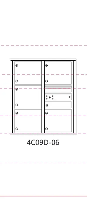 4C09D-06 4c mailbox measurements