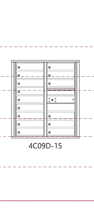 4C09D-15 4c mailbox measurements