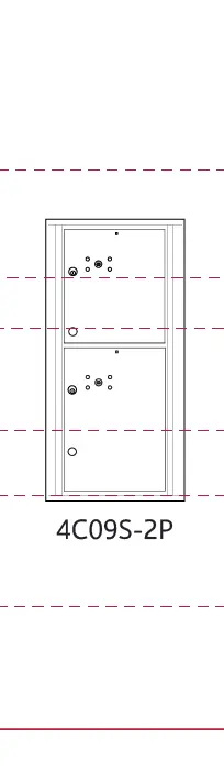 4C09S-2P* PL below USPS 15” height min