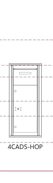 4CADS-HOP 4c hopper door collection box measurement